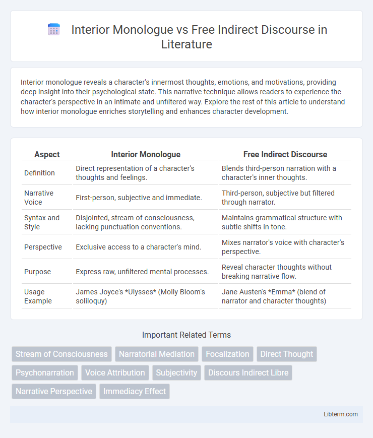 Free Indirect Discourse vs Interior Monologue in Literature - What is The Difference?