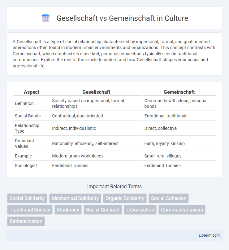 Gemeinschaft vs Gesellschaft in Culture - What is The Difference?