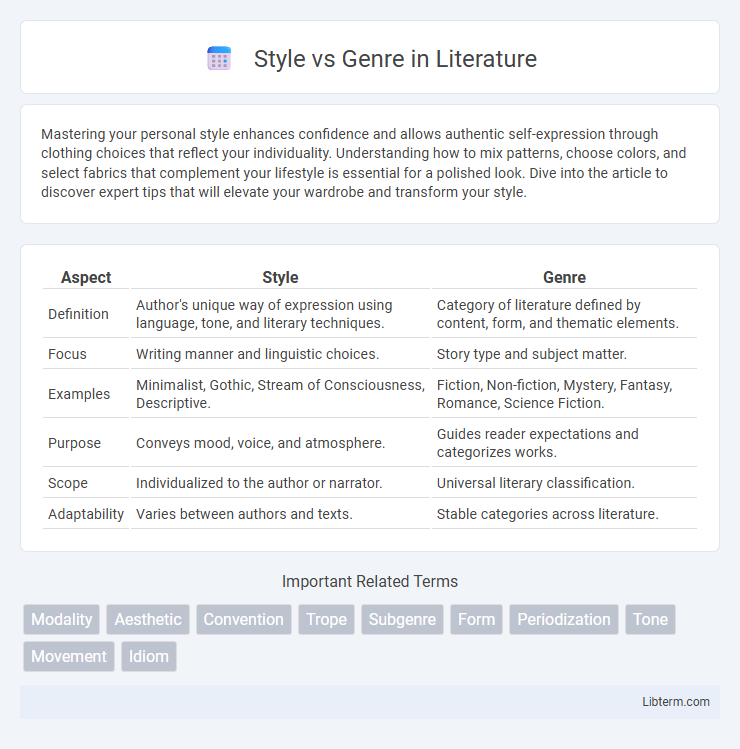 Genre vs Style in Literature - What is The Difference?