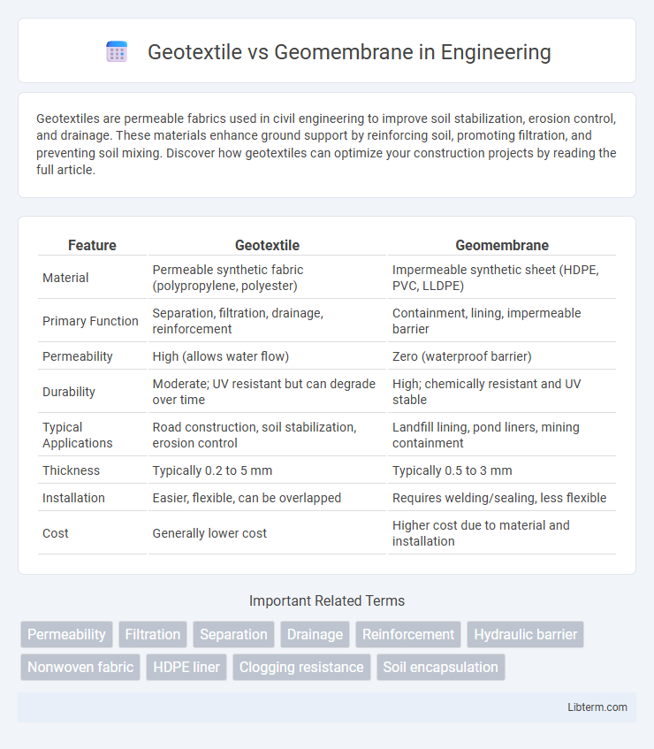 Geomembrane vs Geotextile in Engineering - What is The Difference?