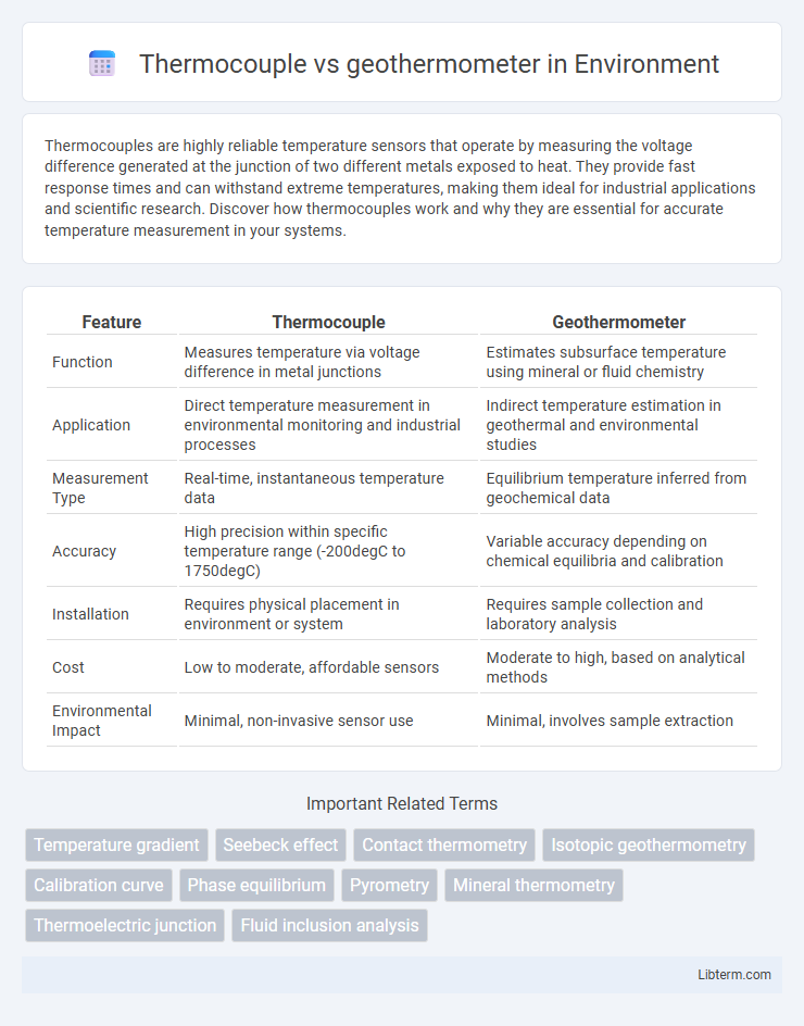 geothermometer vs Thermocouple in Environment - What is The Difference?