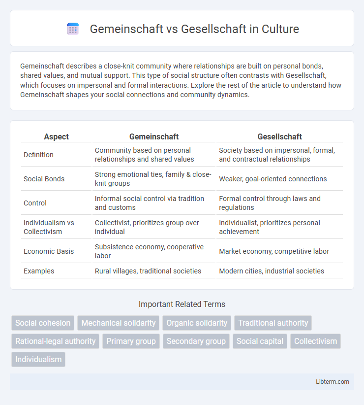 Gesellschaft vs Gemeinschaft in Culture - What is The Difference?