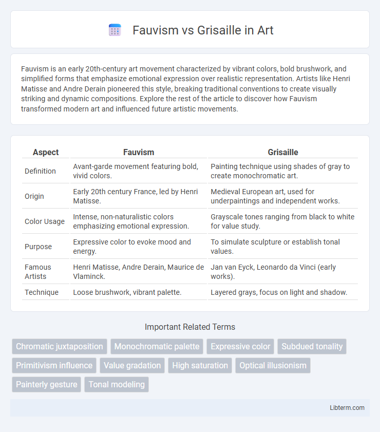 Grisaille vs Fauvism in Art - What is The Difference?