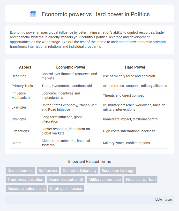 Hard power vs Economic power in Politics - What is The Difference?