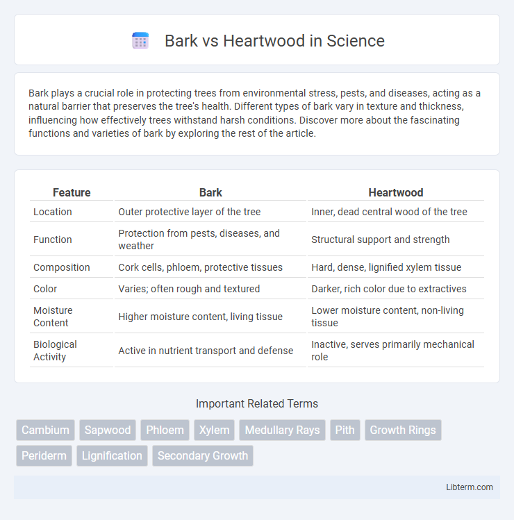 Heartwood vs Bark in Science - What is The Difference?