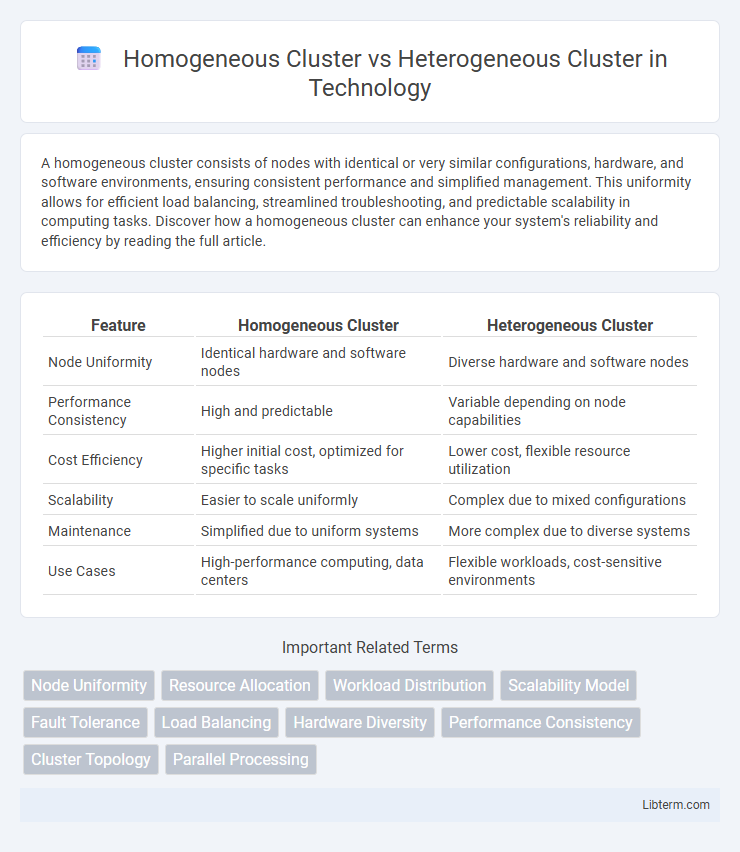 Heterogeneous Cluster vs Homogeneous Cluster in Technology - What is The Difference?