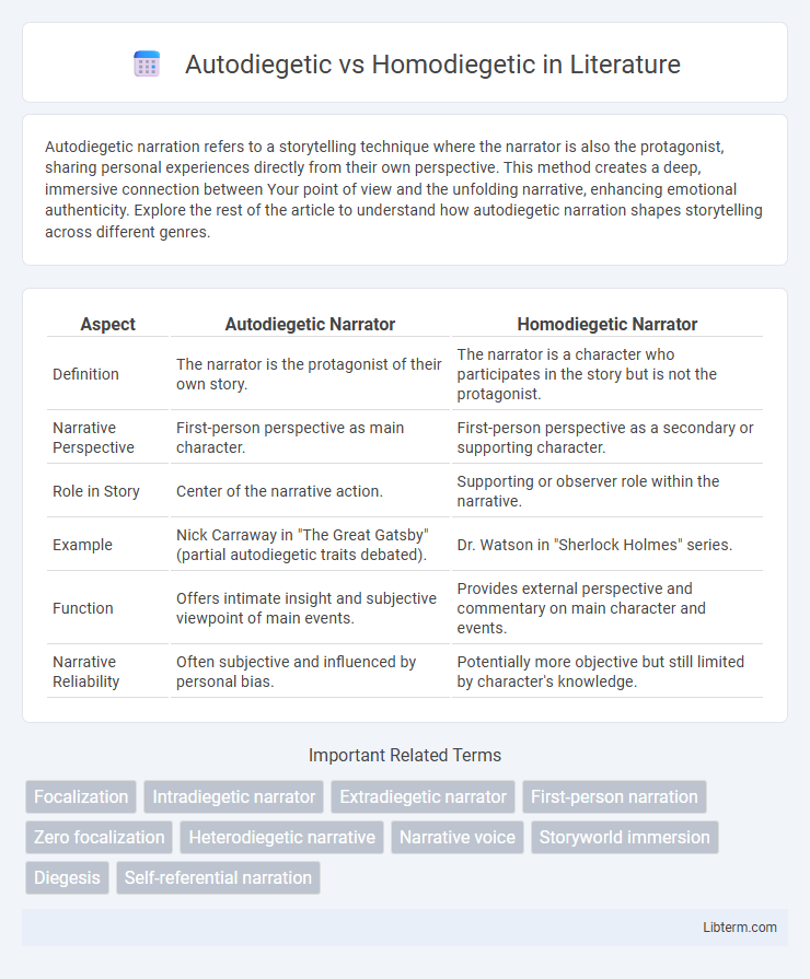 Homodiegetic vs Autodiegetic in Literature - What is The Difference?