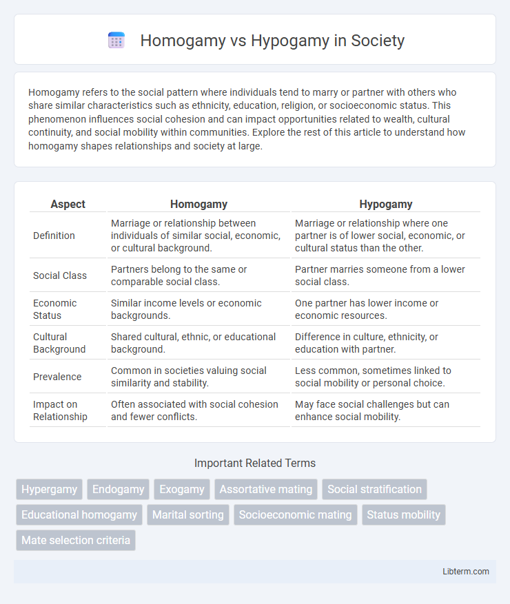 Hypogamy vs Homogamy in Society - What is The Difference?