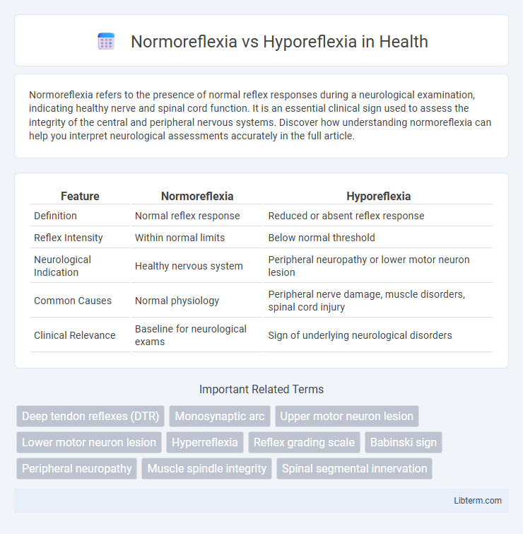 Hyporeflexia vs Normoreflexia in Health - What is The Difference?