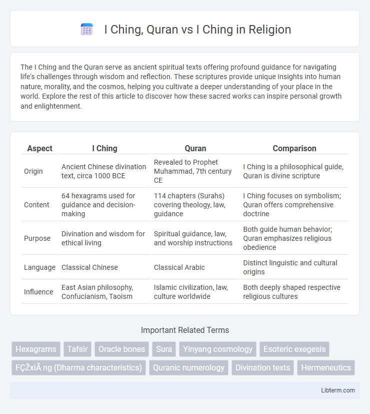 I Ching vs I Ching, Quran in Religion - What is The Difference?
