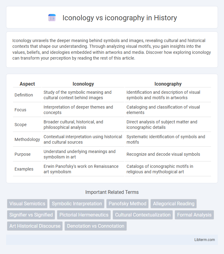 iconography vs Iconology in History - What is The Difference?