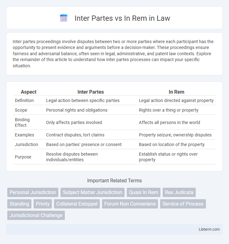 In Rem vs Inter Partes in Law - What is The Difference?