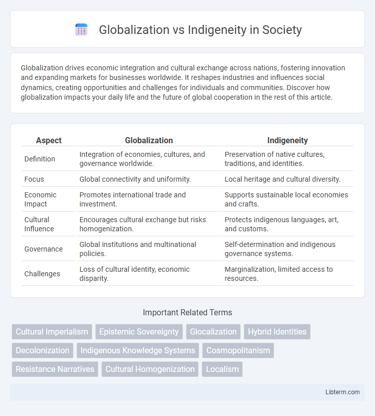 Indigeneity vs Globalization in Society - What is The Difference?