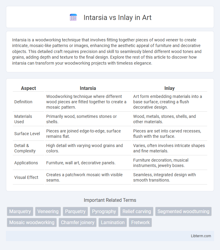 Inlay vs Intarsia in Art - What is The Difference?