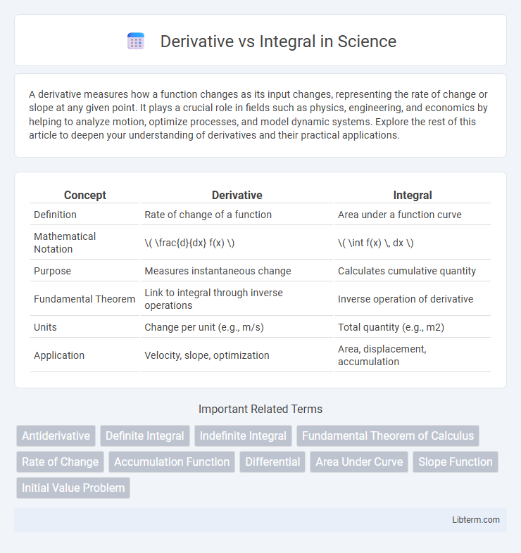 Integral vs Derivative in Science - What is The Difference?