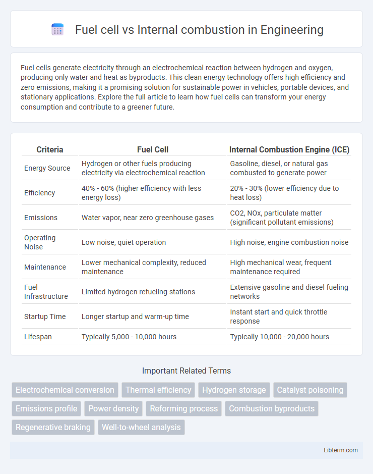 Internal combustion vs Fuel cell in Engineering - What is The Difference?