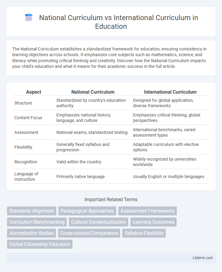 International Curriculum vs National Curriculum in Education - What is The Difference?