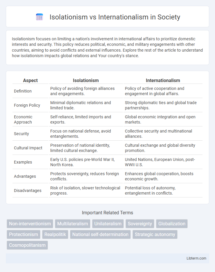 Internationalism vs Isolationism in Society - What is The Difference?