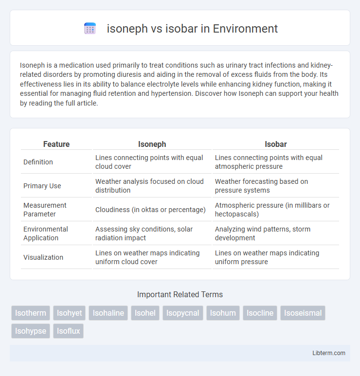 isobar vs isoneph in Environment - What is The Difference?