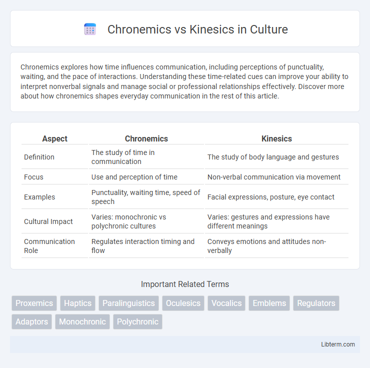 Kinesics vs Chronemics in Culture - What is The Difference?