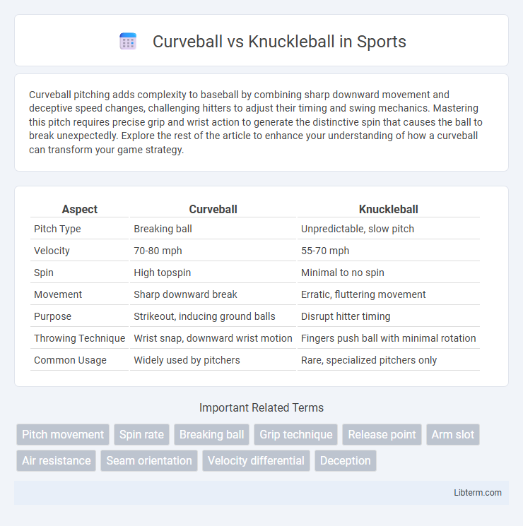 Knuckleball vs Curveball in Sports - What is The Difference?