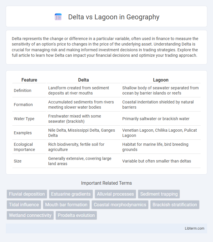 Lagoon vs Delta in Geography - What is The Difference?