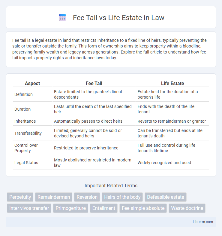 Life Estate vs Fee Tail in Law - What is The Difference?