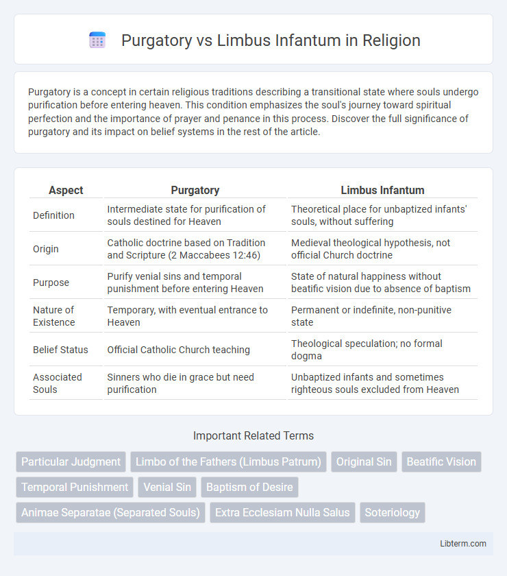 Limbus Infantum vs Purgatory in Religion - What is The Difference?