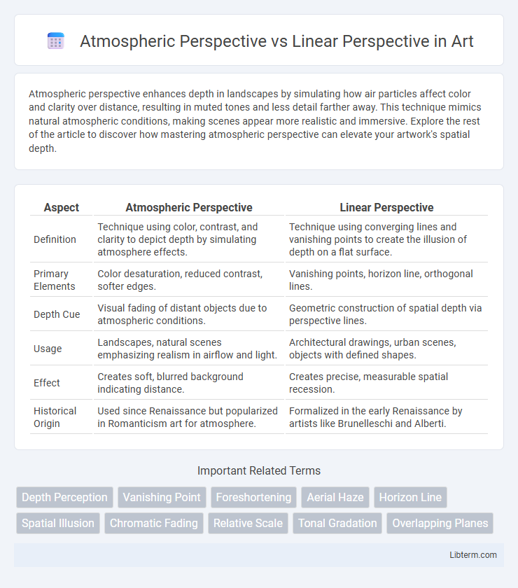 Linear Perspective vs Atmospheric Perspective in Art - What is The Difference?