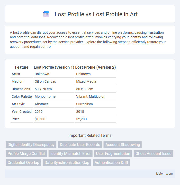 Lost Profile vs Lost Profile in Art - What is The Difference?