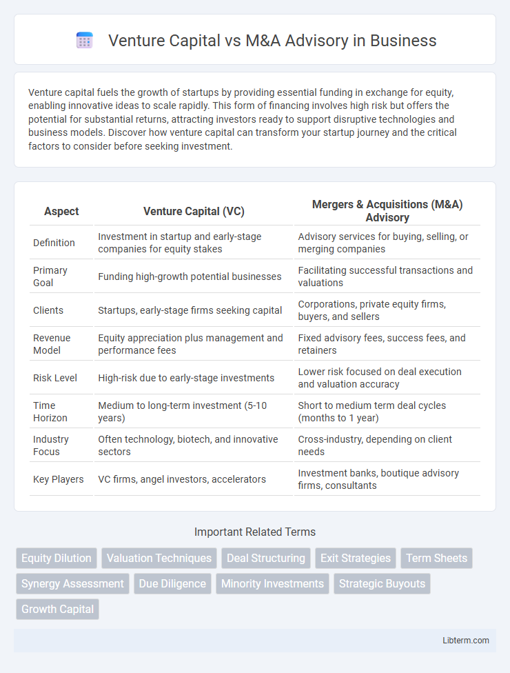 M&A Advisory vs Venture Capital in Business - What is The Difference?