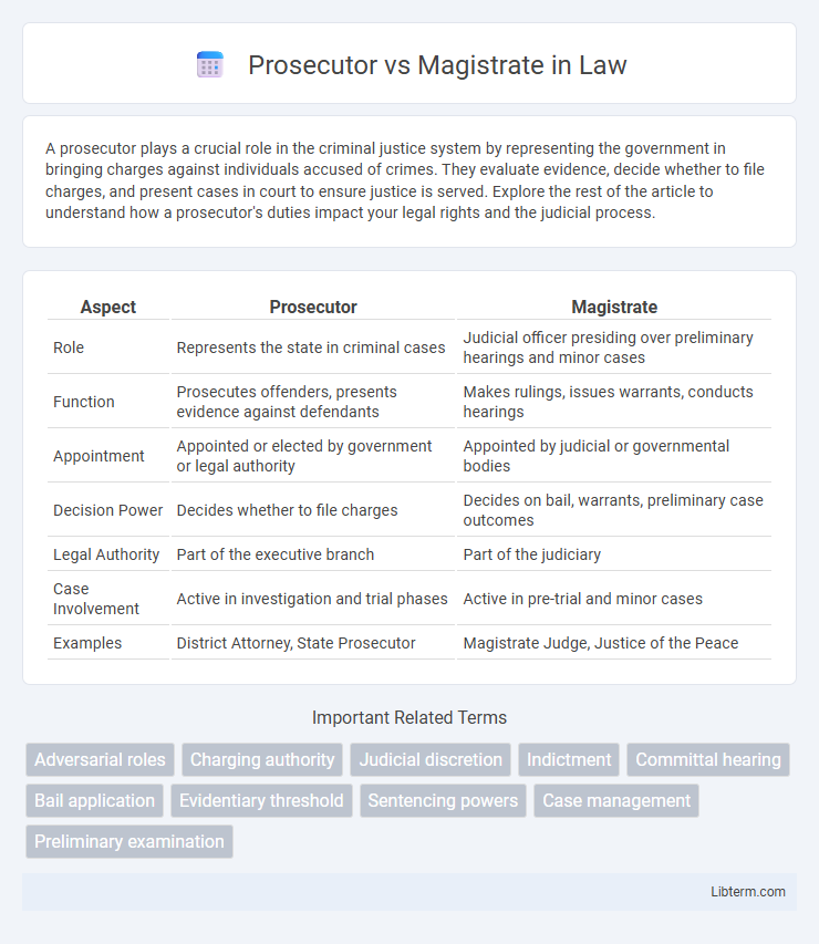 Magistrate vs Prosecutor in Law - What is The Difference?