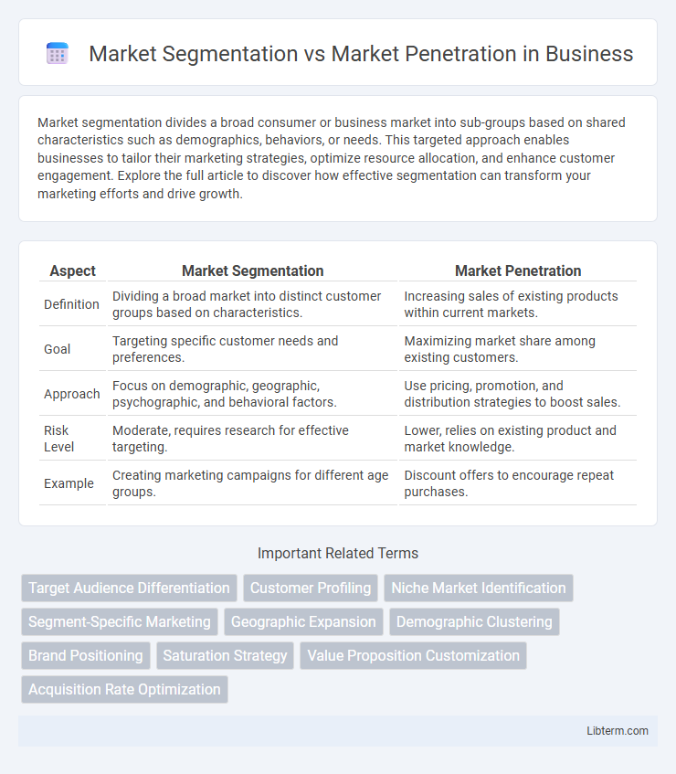 Market Penetration vs Market Segmentation in Business - What is The Difference?