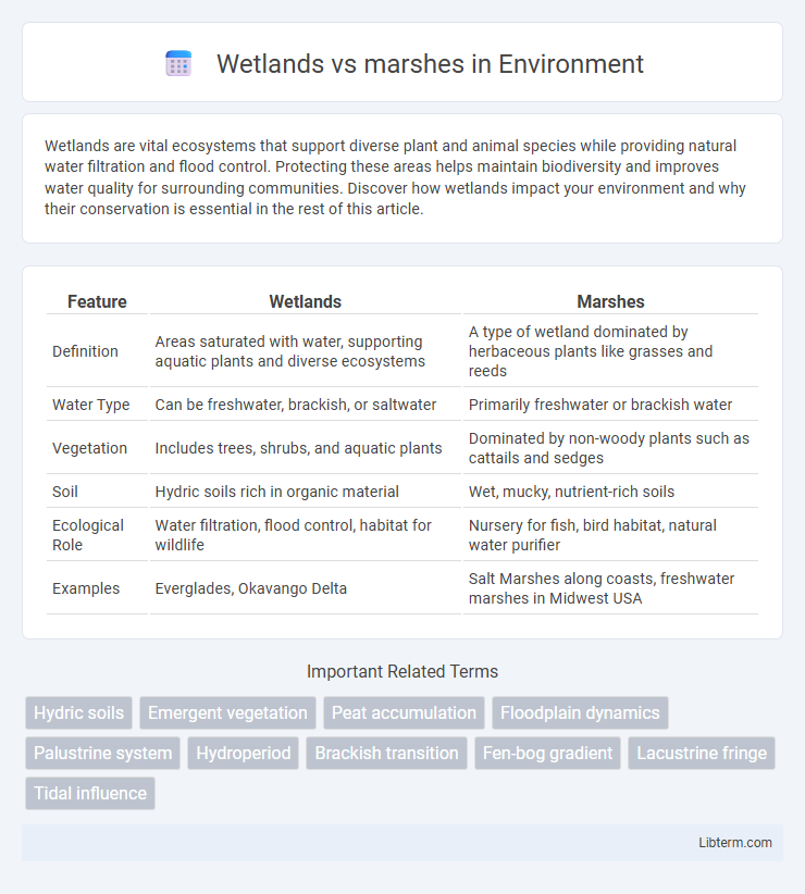 marshes vs Wetlands in Environment - What is The Difference?