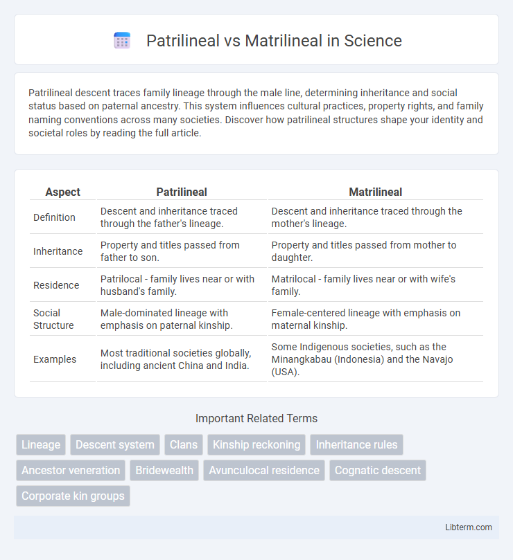 Matrilineal vs Patrilineal in Science - What is The Difference?