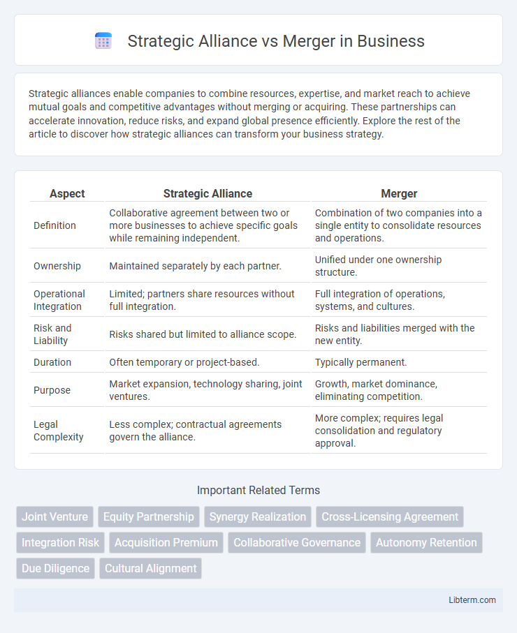 Merger vs Strategic Alliance in Business - What is The Difference?