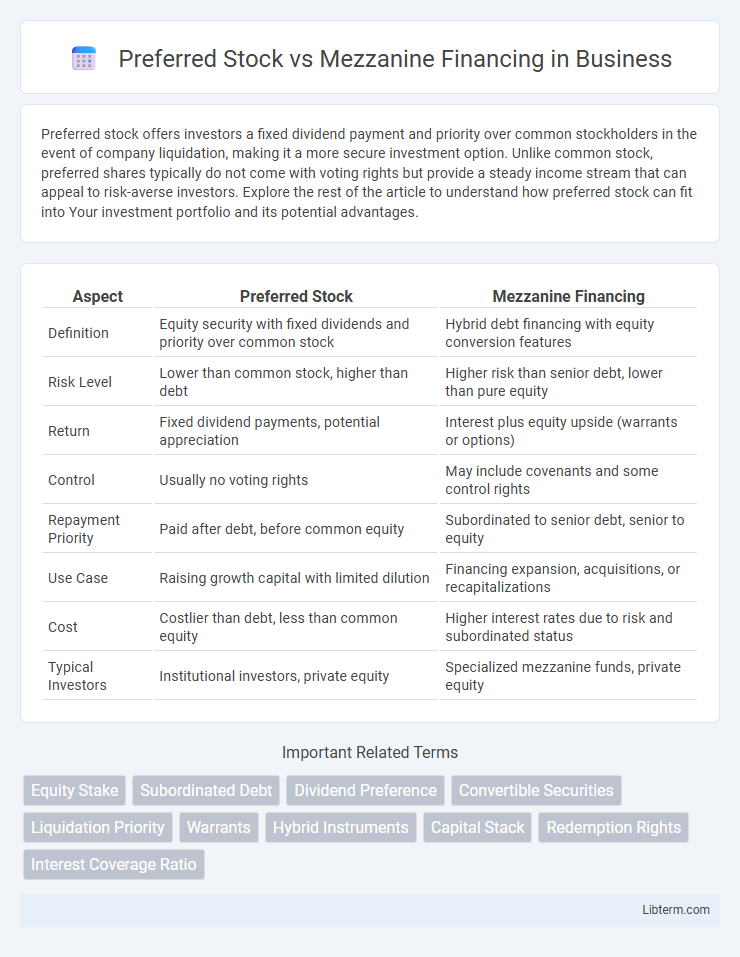 Mezzanine Financing vs Preferred Stock in Business - What is The Difference?