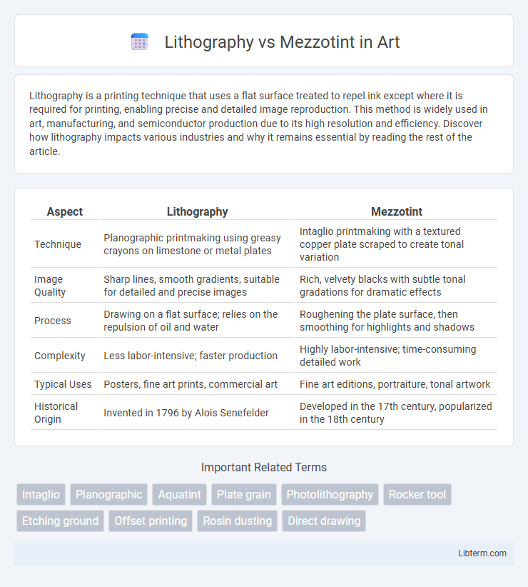 Mezzotint vs Lithography in Art - What is The Difference?