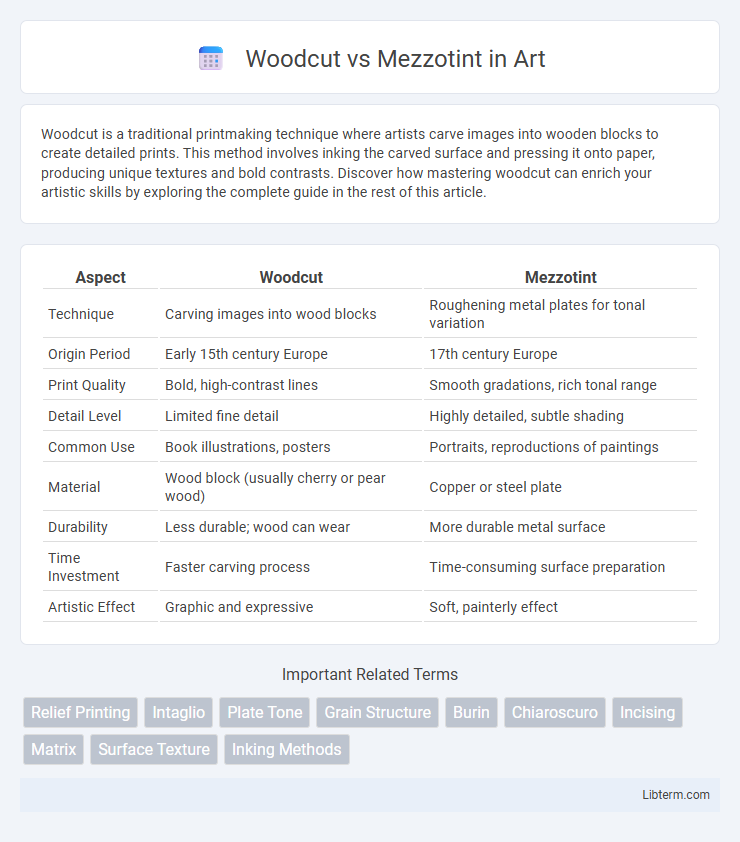 Mezzotint vs Woodcut in Art - What is The Difference?