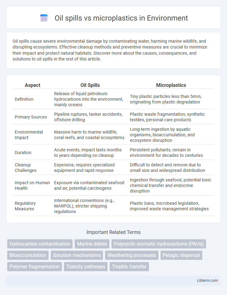 microplastics vs Oil spills in Environment - What is The Difference?