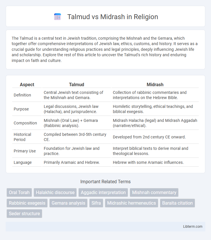 Midrash vs Talmud in Religion - What is The Difference?