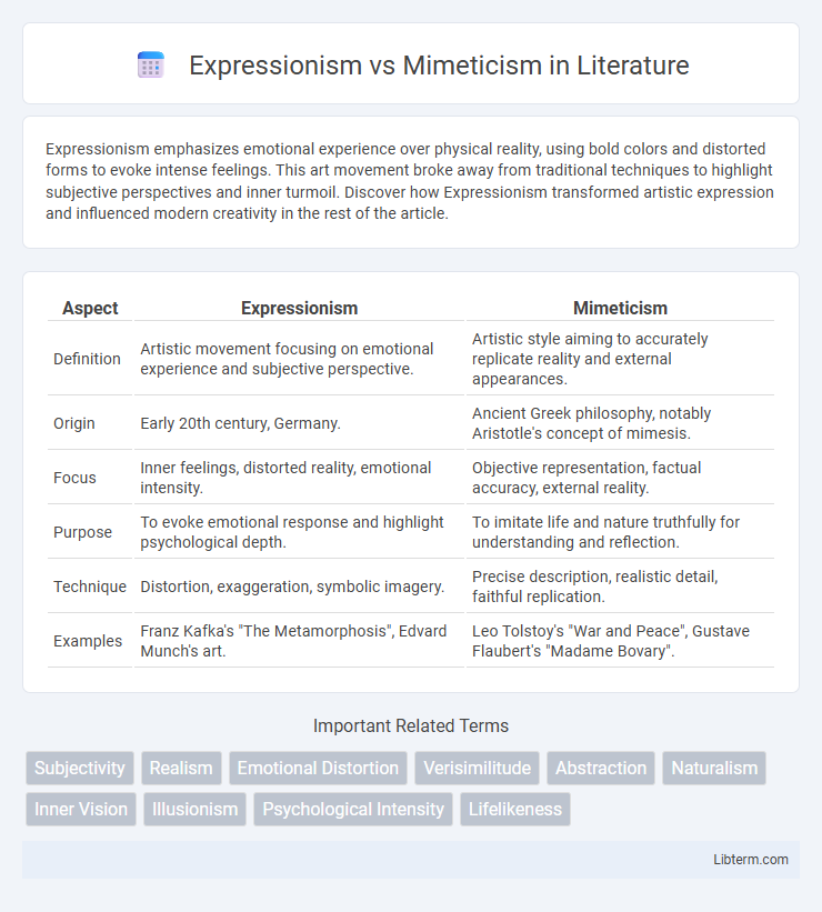 Mimeticism vs Expressionism in Literature - What is The Difference?
