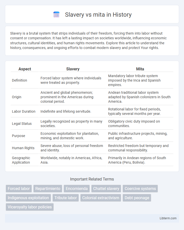 mita vs Slavery in History - What is The Difference?