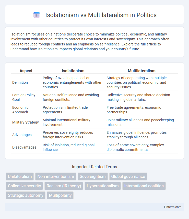 Multilateralism vs Isolationism in Politics - What is The Difference?