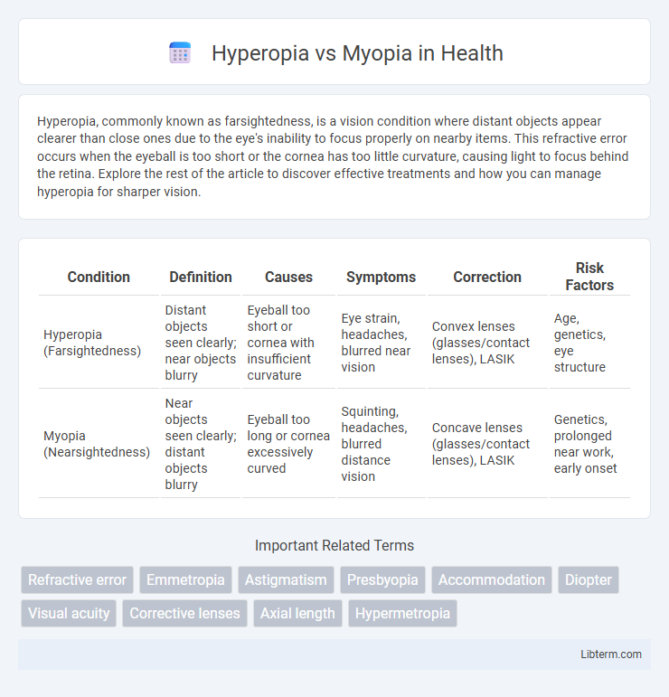 Myopia vs Hyperopia in Health - What is The Difference?