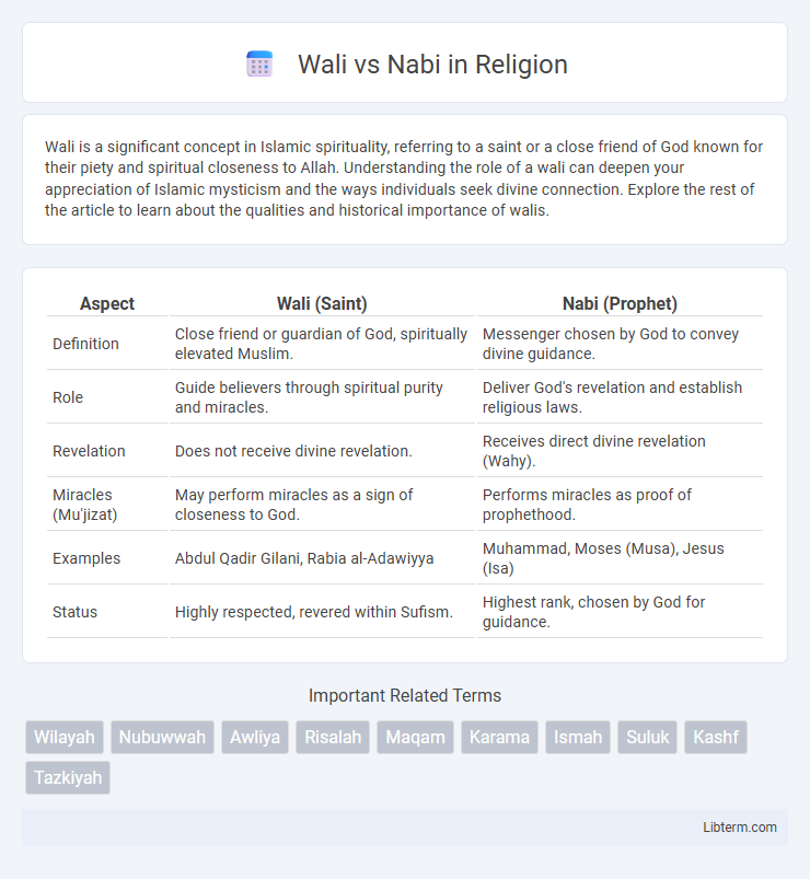 Nabi vs Wali in Religion - What is The Difference?
