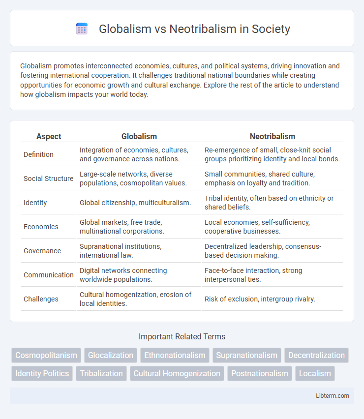 Neotribalism vs Globalism in Society - What is The Difference?