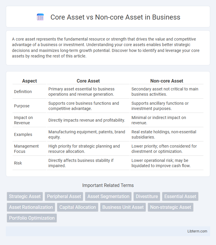 Non-core Asset vs Core Asset in Business - What is The Difference?