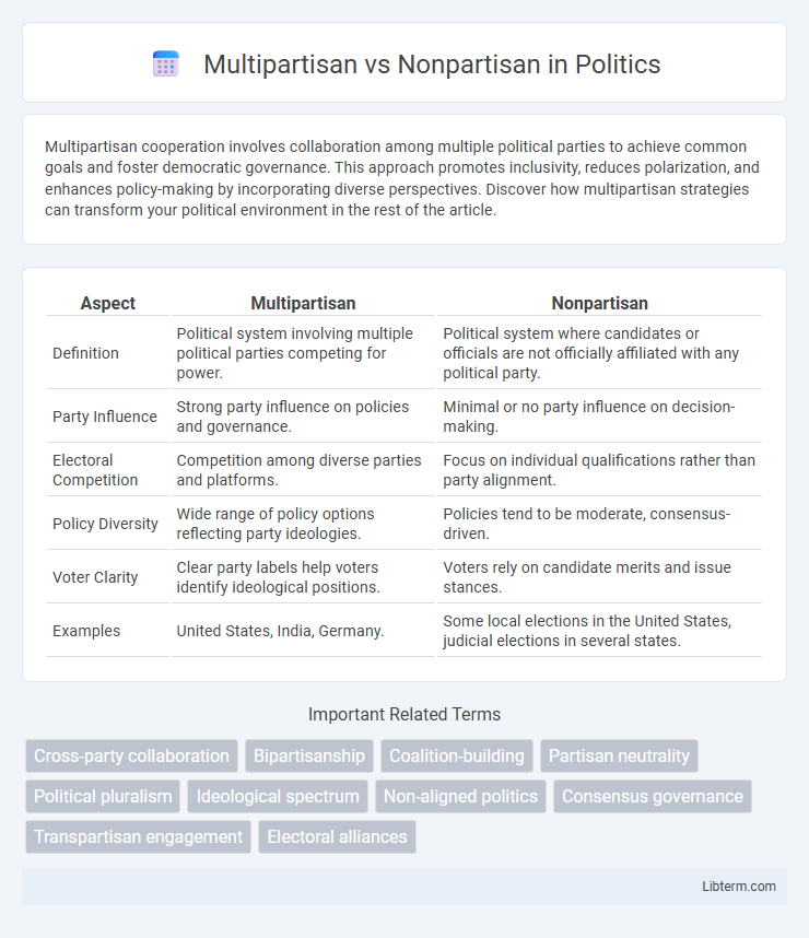 Nonpartisan vs Multipartisan in Politics - What is The Difference?