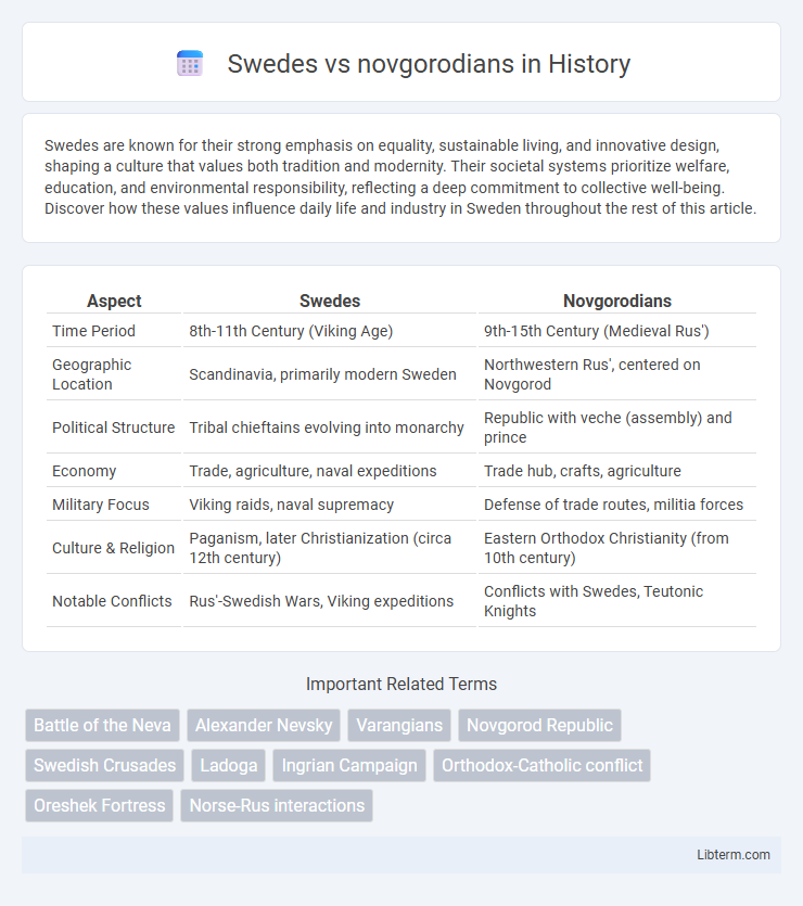 novgorodians vs Swedes in History - What is The Difference?